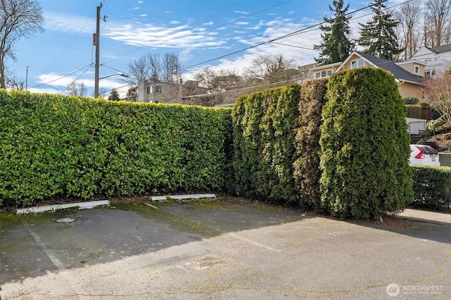 view of uncovered parking lot