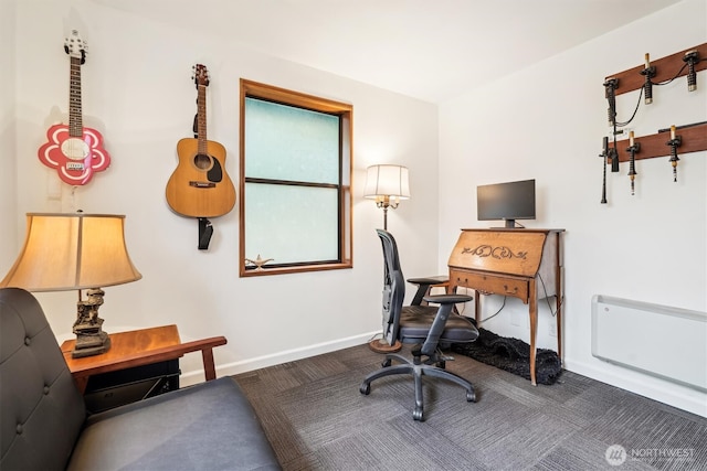 10209 Edgewood Dr, Anderson Island, WA 98303 - home office with carpet and baseboards