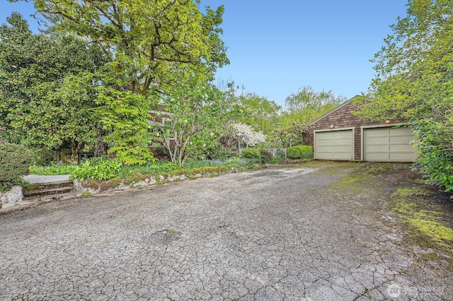 exterior space with driveway