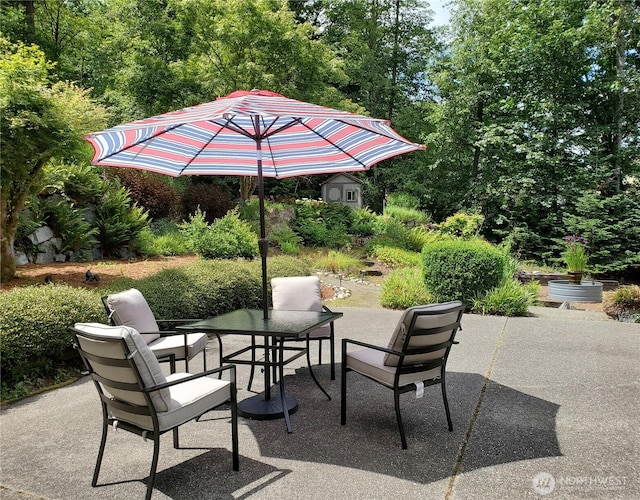 view of patio