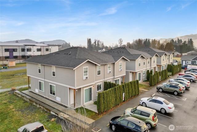 bird's eye view featuring a residential view