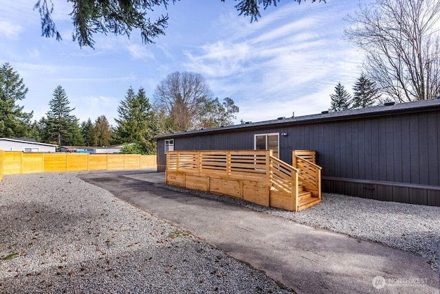 view of horse barn