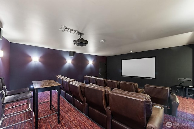 view of home theater