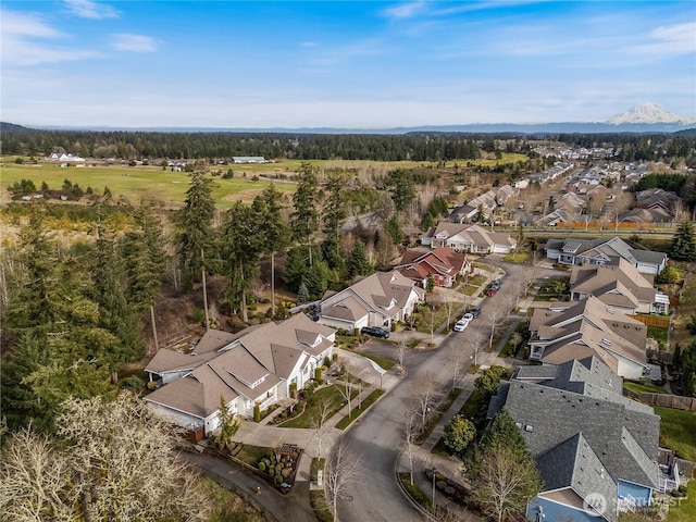 drone / aerial view featuring a residential view