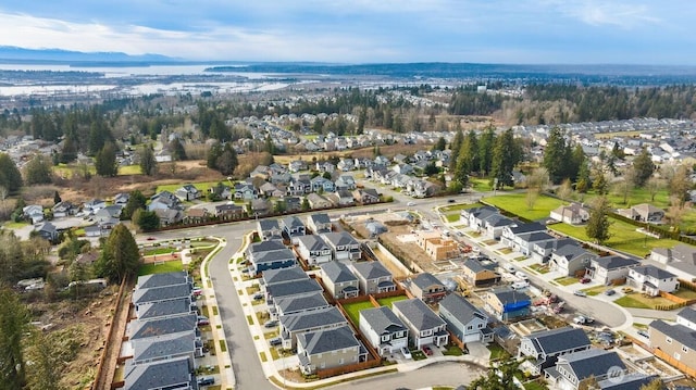 drone / aerial view featuring a residential view