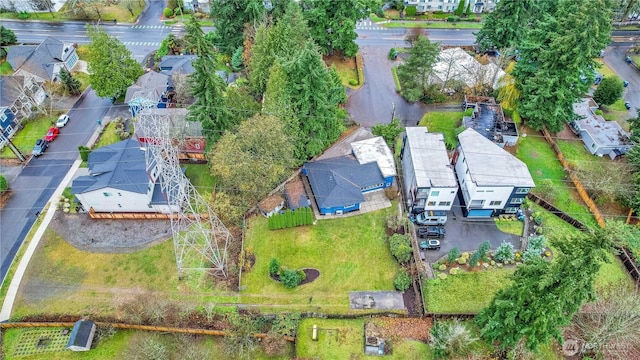 birds eye view of property featuring a residential view