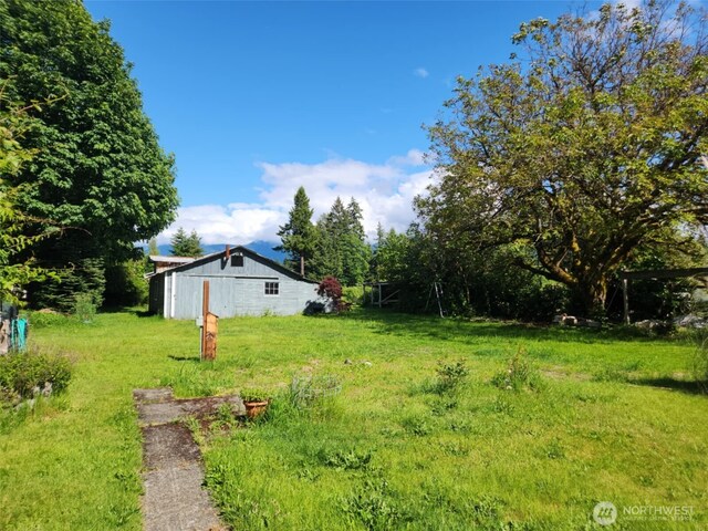 160 Gharet Rd, Randle, WA 98377 - view of yard featuring an outbuilding