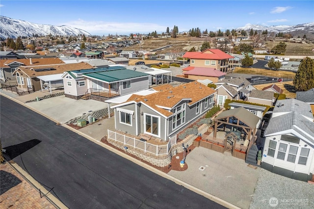 1000 Sr 150, Manson, WA 98831 - birds eye view of property with a residential view and a mountain view