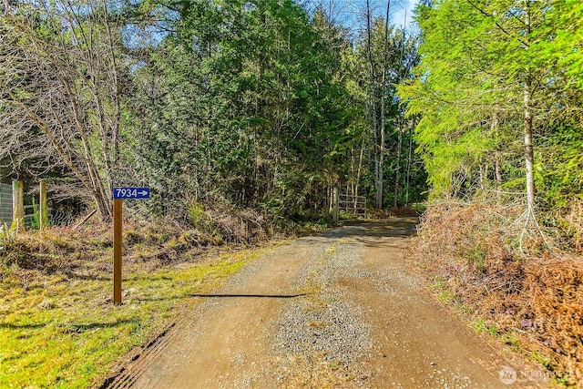 view of road