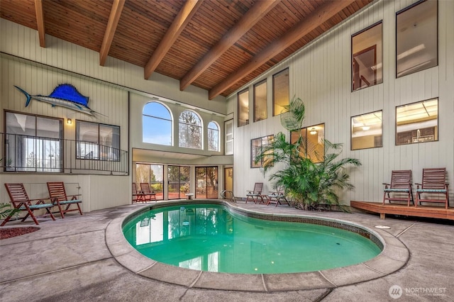 view of indoor pool