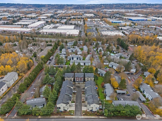 drone / aerial view featuring a residential view