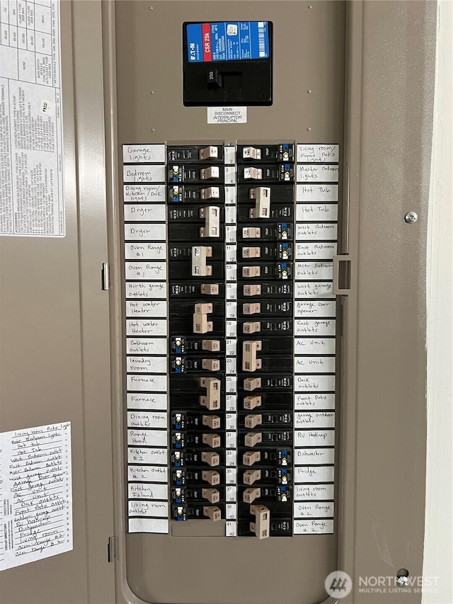 utilities with electric panel