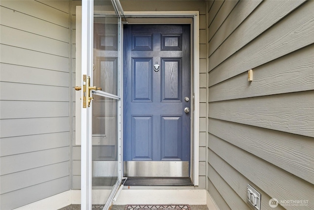 view of entrance to property