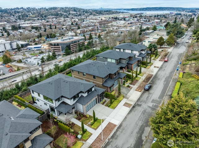 bird's eye view featuring a residential view