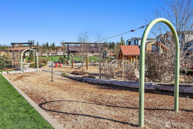 view of community playground