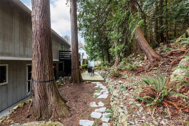 603 Shelter Bay Dr, La Conner, WA 98257 - view of yard with a deck and a patio area