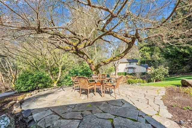 view of patio / terrace with outdoor dining space