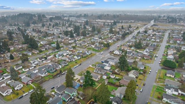 drone / aerial view featuring a residential view