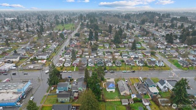 drone / aerial view featuring a residential view