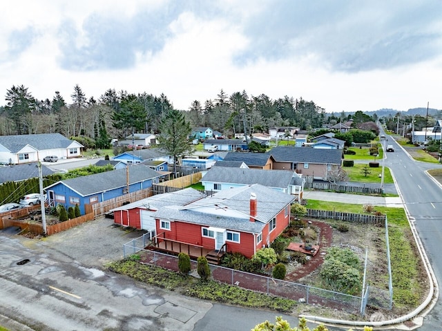 drone / aerial view featuring a residential view