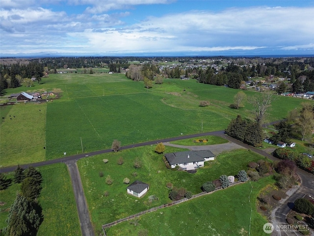 602 Mccomb Rd, Sequim, WA 98382 - aerial view featuring a rural view