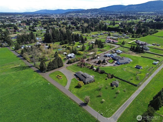602 Mccomb Rd, Sequim, WA 98382 - birds eye view of property featuring a mountain view