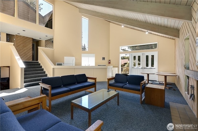 building lobby featuring stairs