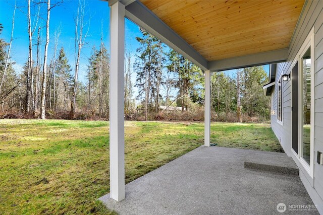 10707 212th St E, Graham, WA 98338 - view of yard featuring a patio area
