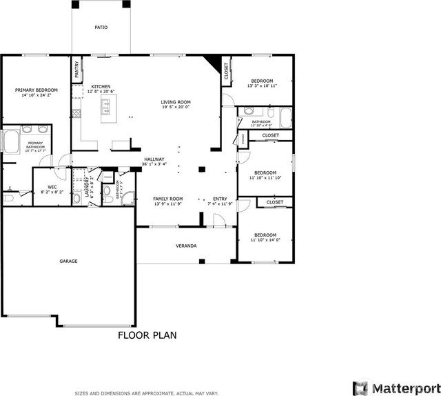 10707 212th St E, Graham, WA 98338 - floor plan