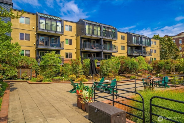 view of community featuring ac unit