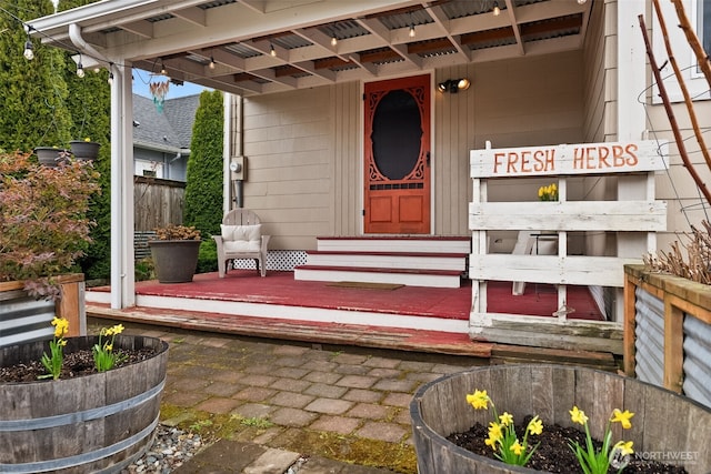 view of entrance to property