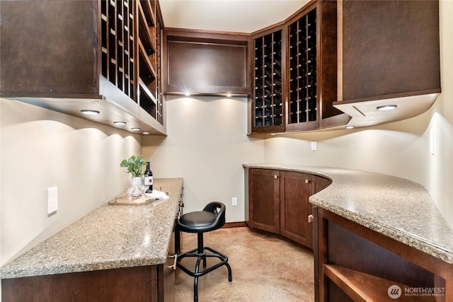 wine cellar with baseboards