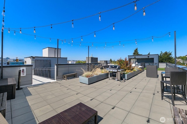 view of patio / terrace featuring grilling area