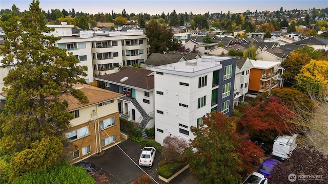 bird's eye view featuring a residential view