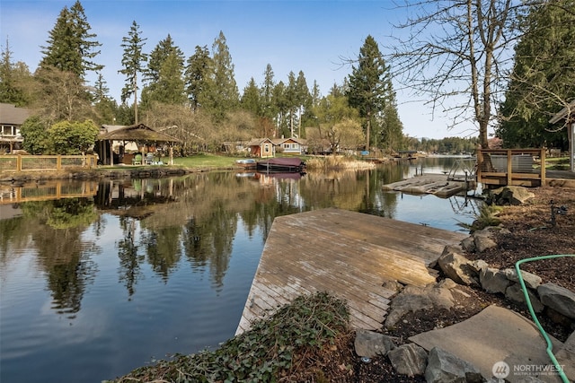 22426 SE 300th St, Black Diamond, WA 98010 - dock area featuring a water view