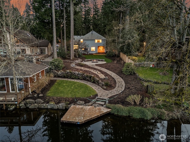 22426 SE 300th St, Black Diamond, WA 98010 - bird's eye view with a water view