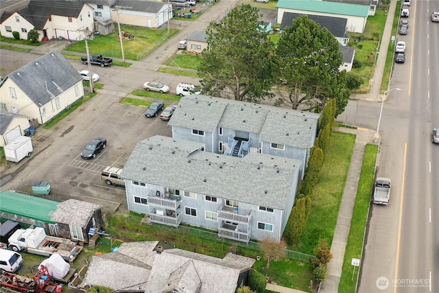 bird's eye view featuring a residential view