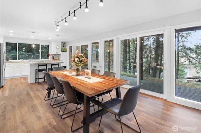 sunroom with a healthy amount of sunlight