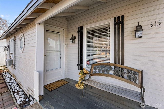 view of property entrance