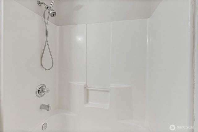 full bathroom featuring tub / shower combination