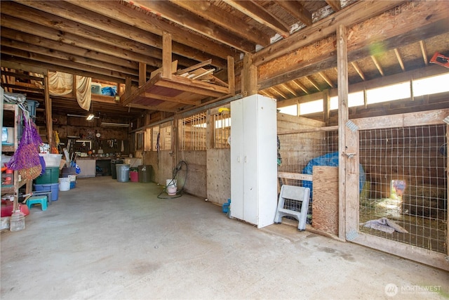 view of horse barn