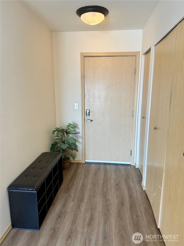 2824 Grand Ave Unit A212, Everett, WA 98201 - entryway with wood finished floors and baseboards