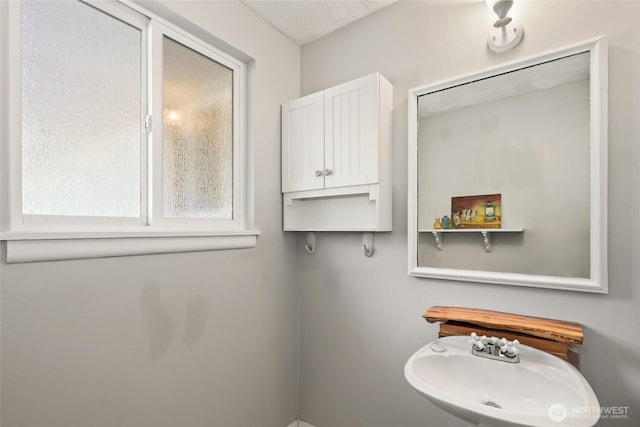 bathroom featuring a sink