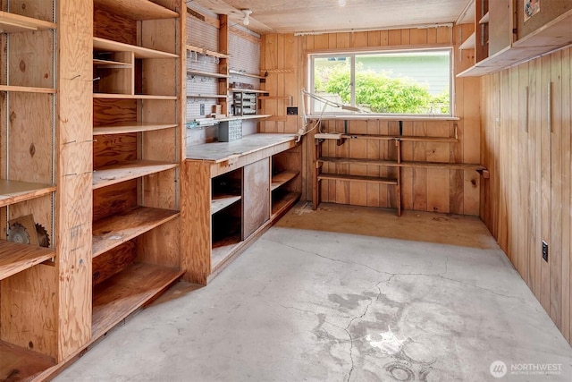view of storage area
