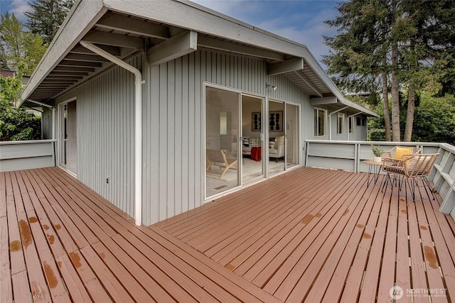 view of deck