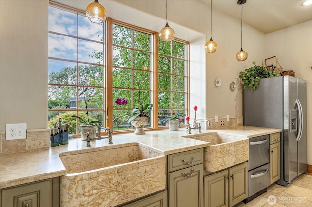 1939 49th St, Port Townsend, WA 98368 - kitchen with a sink, appliances with stainless steel finishes, and healthy amount of natural light