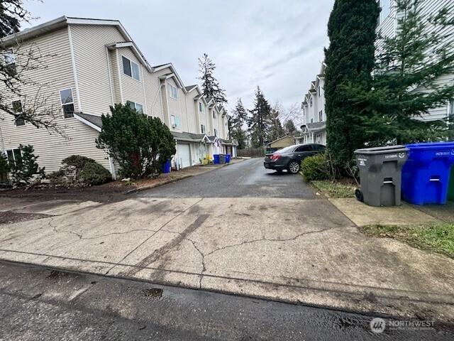 view of street featuring a residential view