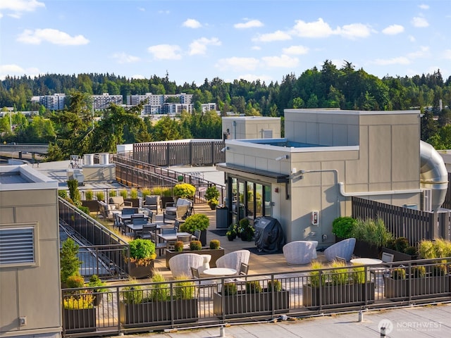 view of rear view of property