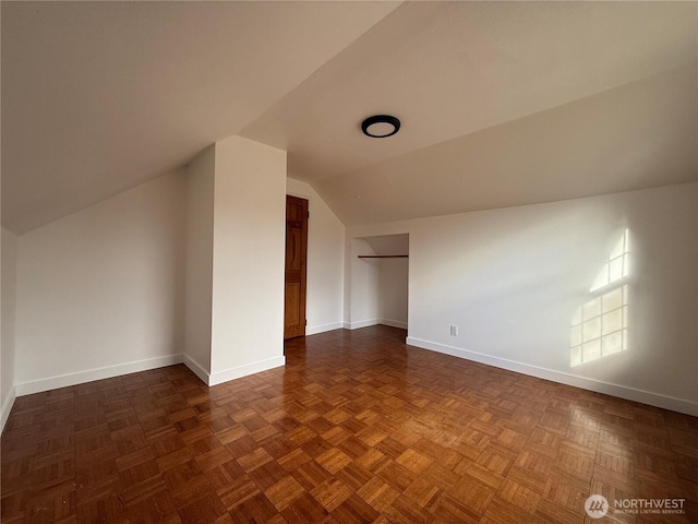 106 Alder St, Pe Ell, WA 98572 - bonus room featuring lofted ceiling and baseboards