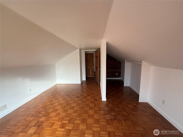 106 Alder St, Pe Ell, WA 98572 - additional living space featuring vaulted ceiling and baseboards